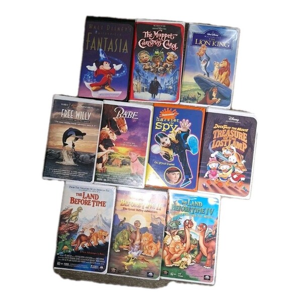 Vintage Kids Family VHS Movie Lot – Tested, Working, Rewound – Disney,... - Picture 2 of 6